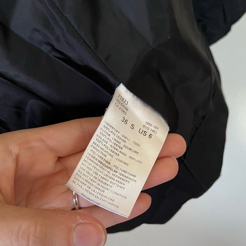 Bogner Black Quilted Ski Jacket With Detachable Hood Women's Size S - Picture 7 of 16